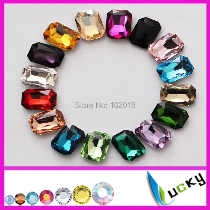 100pcs 13x18mm Rectangle shape pointed back rhinestones crysal fancy strass beads all colors available
100pcs 13x18mm Rectangle shape pointed back rhinestones crysal fancy strass beads all colors available