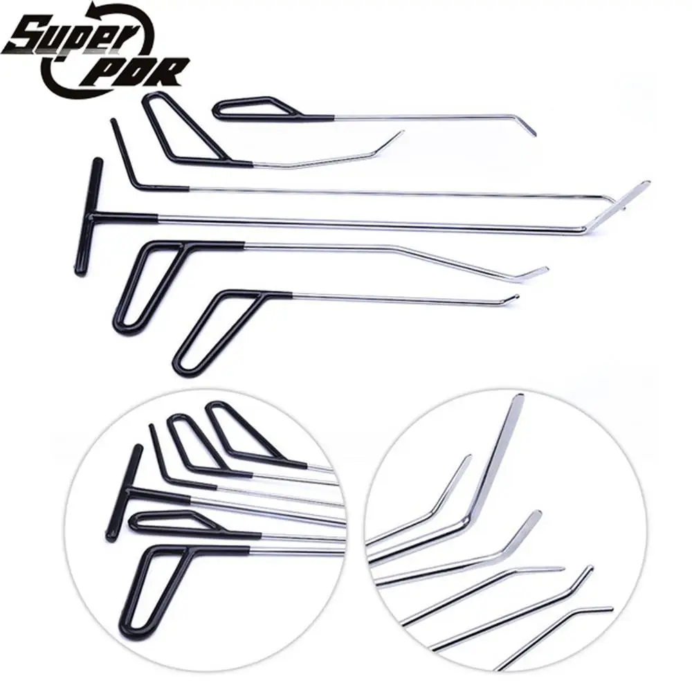 Best Super PDR Tools Paintless Dent Removal Kit Crowbars Opening Tool For Repairing Pry Bar Push Hook Rod Hand Tool Set
Best Super PDR Tools Paintless Dent Removal Kit Crowbars Opening Tool For Repairing Pry Bar Push Hook Rod Hand Tool Set