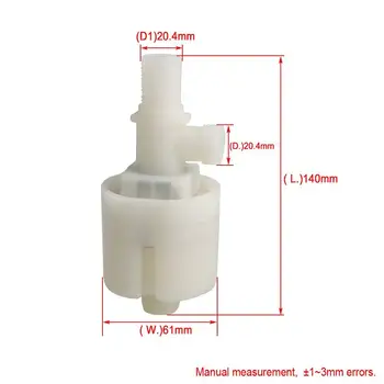 3/4" BSP Cream Top Inlet Automatic Water Level Control Valve Tower Water Tank Float Valve for Humidifiers Heaters
3/4" BSP Cream Top Inlet Automatic Water Level Control Valve Tower Water Tank Float Valve for Humidifiers Heaters
