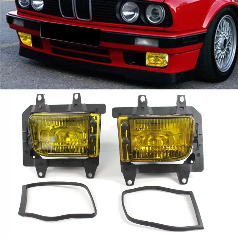 New High Quality 2Pcs Super Bright Yellow Fog Lights Front Bumper Clear Plastic Fit For BMW E30 318i 318is 325i 85-93#294911
New High Quality 2Pcs Super Bright Yellow Fog Lights Front Bumper Clear Plastic Fit For BMW E30 318i 318is 325i 85-93#294911