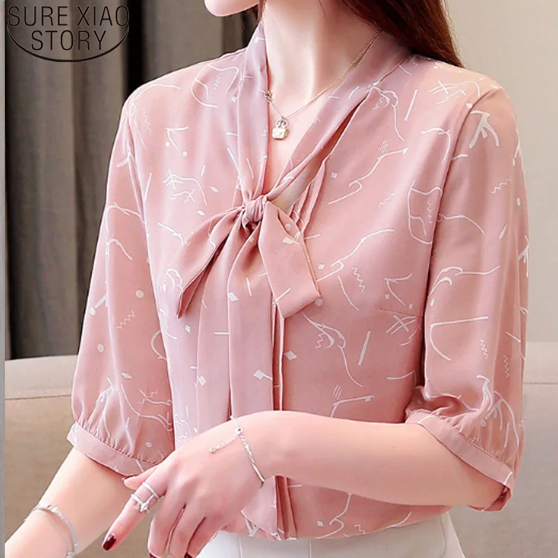 Half Bow Print V-Neck chiffon blouse plus size women womens tops and blouses fashion 2019 Sweet and loose belly blouse 3480 50
Half Bow Print V-Neck chiffon blouse plus size women womens tops and blouses fashion 2019 Sweet and loose belly blouse 3480 50
