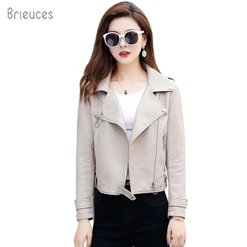 Brieuces 2018 New Fashion Women Casual Motorcycle Faux Leather Jackets Female Winter Autumn Turn Down Collar Leather Coat
Brieuces 2018 New Fashion Women Casual Motorcycle Faux Leather Jackets Female Winter Autumn Turn Down Collar Leather Coat