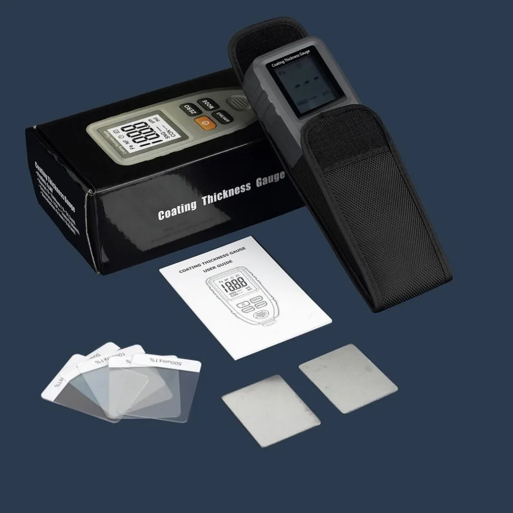 TC100 Digital Thickness Gauge Coating Meter Portable Thickness Meter Thickness Tester Measuring Range 0~1300um Backlight
TC100 Digital Thickness Gauge Coating Meter Portable Thickness Meter Thickness Tester Measuring Range 0~1300um Backlight