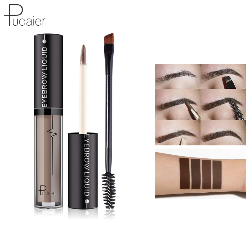 Pudaier 4 Colors Liquid Eyebrow with Brush Waterproof Eye Brow Enhancer Tint Lapiz Cejas Semi-Lasting Natural Beauty Makeup
Pudaier 4 Colors Liquid Eyebrow with Brush Waterproof Eye Brow Enhancer Tint Lapiz Cejas Semi-Lasting Natural Beauty Makeup