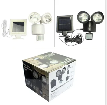 New Solar Double Head 22led Sensor Wall Lamp Household Light Control Sensor Street Lamp
New Solar Double Head 22led Sensor Wall Lamp Household Light Control Sensor Street Lamp