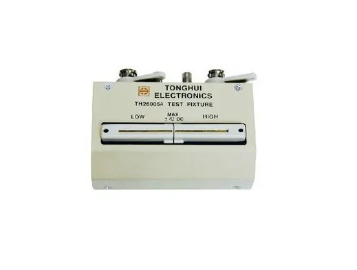 With the benefits of Genuine Parts TH26005A terminal test fixture is suitable for TH2816, TH2817 series bridge
With the benefits of Genuine Parts TH26005A terminal test fixture is suitable for TH2816, TH2817 series bridge