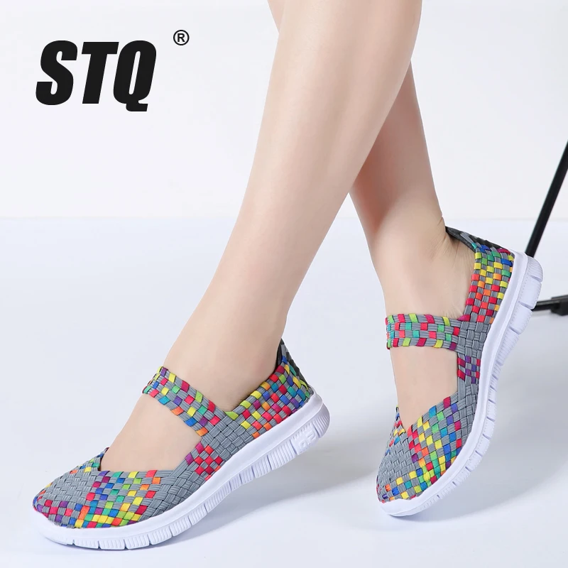 STQ 2019 summer breathable women sandals flats shoes light flat loafers shoes cheap walking flats Handmade woven shoes 599
STQ 2019 summer breathable women sandals flats shoes light flat loafers shoes cheap walking flats Handmade woven shoes 599