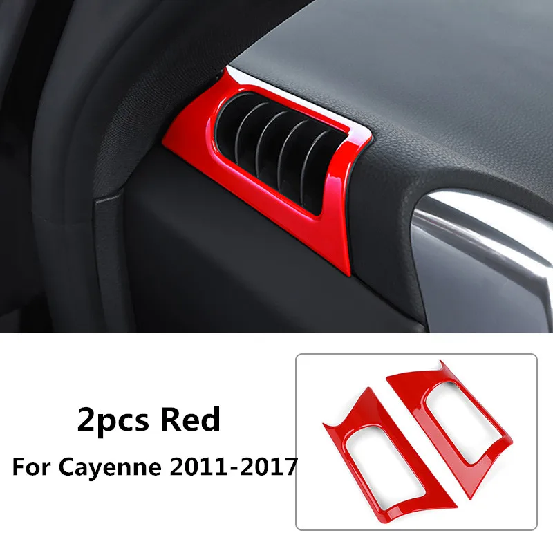 2pcs Car Dashboard Side Outlet Cover A/C Vent Moulding Trim for Porsche Cayenne 2011 2012 2013 2014 2015 2016 2017 2018 Styling
2pcs Car Dashboard Side Outlet Cover A/C Vent Moulding Trim for Porsche Cayenne 2011 2012 2013 2014 2015 2016 2017 2018 Styling