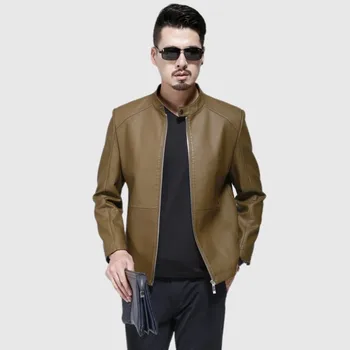 1715 New Fashion Men Autumn Clothing Man Spring Jacket Motorcycle jackets Men Leather Jacket Thin coat
1715 New Fashion Men Autumn Clothing Man Spring Jacket Motorcycle jackets Men Leather Jacket Thin coat