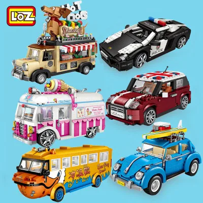 LOZ Technic Mini Building Blocks Hot Dog Cart Car Vehicle Assemable Kids Educational Toys for Children Creator Ice Cream Truck
LOZ Technic Mini Building Blocks Hot Dog Cart Car Vehicle Assemable Kids Educational Toys for Children Creator Ice Cream Truck