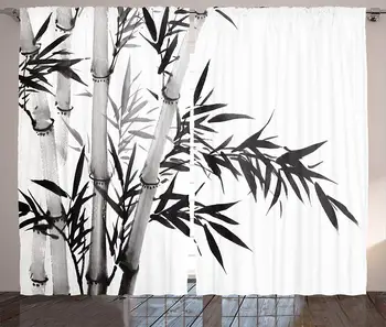 Bamboo Decor Curtains Bamboo Tree Illustration Traditional Chinese Calligraphy Style Asian Culture Decor Living Room Bedroom
Bamboo Decor Curtains Bamboo Tree Illustration Traditional Chinese Calligraphy Style Asian Culture Decor Living Room Bedroom