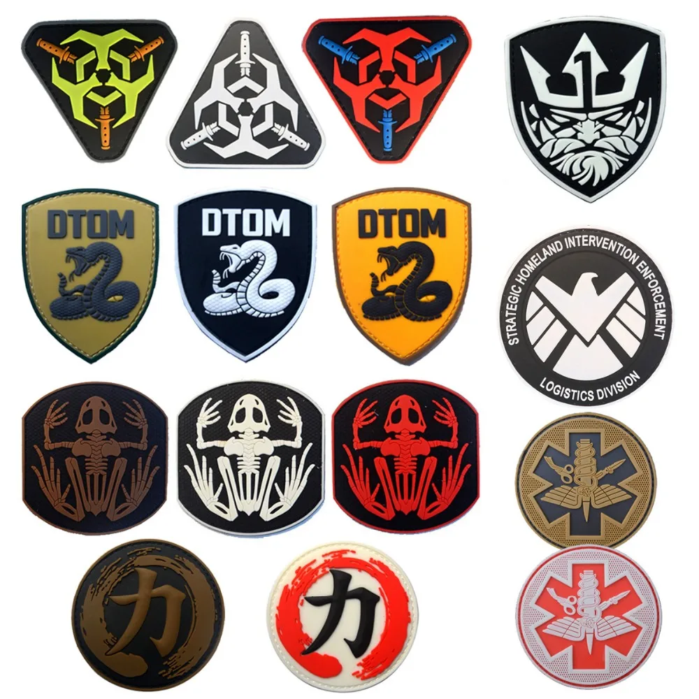 PVC/rubber Patch US Navy Seals Bone Frog Skeleton Skull DEVGRU Frogman Morale Badge Luminous Medal of Honor MOH military patch
PVC/rubber Patch US Navy Seals Bone Frog Skeleton Skull DEVGRU Frogman Morale Badge Luminous Medal of Honor MOH military patch