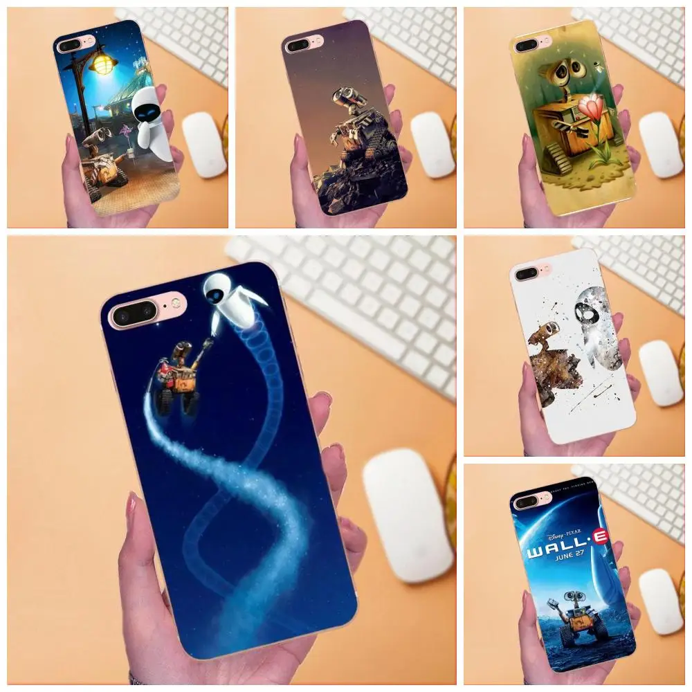 For Apple iPhone 4 4S 5 5C 5S SE 6 6S 7 8 Plus X XS Max XR Soft Coque Case Wall.e Rubber | Мобильные телефоны и