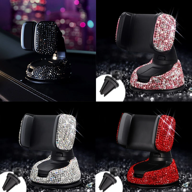 3 in 1 360 Degree Car Phone Holder for Car Dashboard Auto Windows and Air Vent with DIY Crystal Diamond Type for BMW for Toyota
3 in 1 360 Degree Car Phone Holder for Car Dashboard Auto Windows and Air Vent with DIY Crystal Diamond Type for BMW for Toyota