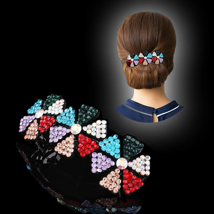 Haimeikang 2019 Sweet Flower Hair Bows With Silver Clips,Horsetail Garb Crystal Rhinestone Hairpins For Women Girls Accessories
Haimeikang 2019 Sweet Flower Hair Bows With Silver Clips,Horsetail Garb Crystal Rhinestone Hairpins For Women Girls Accessories