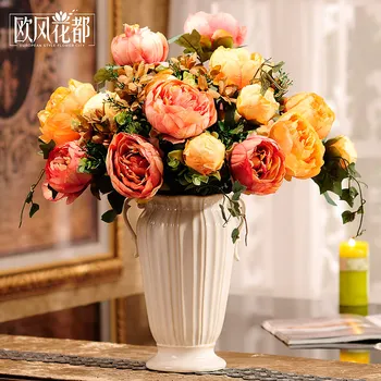 Vase floral decorative flower Home Furnishing jewelry ornaments desktop simulation flower flowers set decoration room
Vase floral decorative flower Home Furnishing jewelry ornaments desktop simulation flower flowers set decoration room