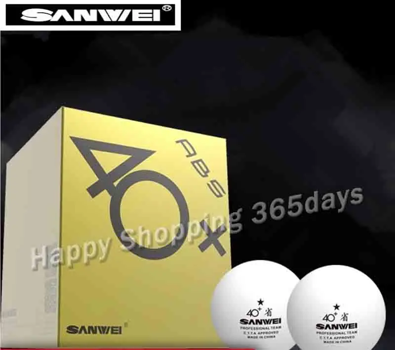 SANWEI 1 Star 40+ New Material Seamed PP Ball Table Tennis ball / ping pong ball
SANWEI 1 Star 40+ New Material Seamed PP Ball Table Tennis ball / ping pong ball