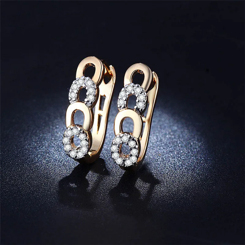 QCOOLJLY Gorgeous 1pair Gold Color CZ Zircon Fantastic Hoop Earrings Bijoux Jewelry Brincos Pendientes Mujer Hot Selling
QCOOLJLY Gorgeous 1pair Gold Color CZ Zircon Fantastic Hoop Earrings Bijoux Jewelry Brincos Pendientes Mujer Hot Selling
