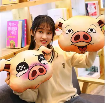 1pc 45cm cartoon cute funny expression pig plush cushion hold pillow stuffed toy girl boy creative gift
1pc 45cm cartoon cute funny expression pig plush cushion hold pillow stuffed toy girl boy creative gift