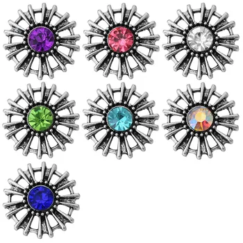 10pcs/lot Wholsale 18mm Snap Jewelry Rhinestone Vintage Flower Metal Snap Buttons Fit Snap Bracelet Bangles Necklaces For Women
10pcs/lot Wholsale 18mm Snap Jewelry Rhinestone Vintage Flower Metal Snap Buttons Fit Snap Bracelet Bangles Necklaces For Women