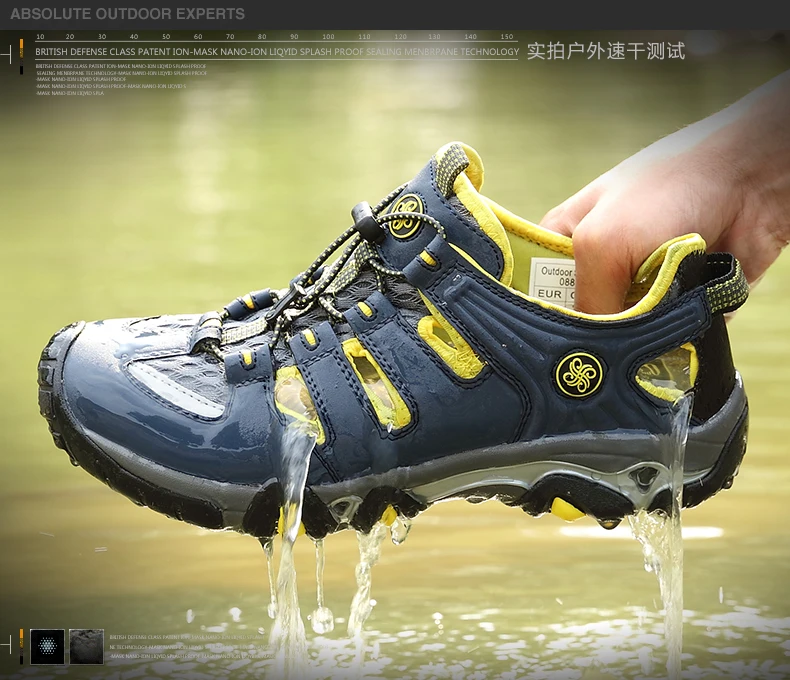 Men Black Hiking Shoes Trekking Climbing Boot Spring Summer Trail Mountain Water Sandals Sport Mesh Breathable Quick Dry Sneaker
Men Black Hiking Shoes Trekking Climbing Boot Spring Summer Trail Mountain Water Sandals Sport Mesh Breathable Quick Dry Sneaker