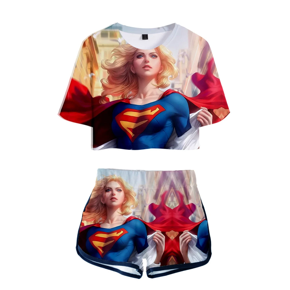Kara Danvers 3D T-Shirt Print Summer Women's Superman Sexy Women's 3D Fashion Cartoon Casual T-Shirt + Shorts Two-Piece Set
Kara Danvers 3D T-Shirt Print Summer Women's Superman Sexy Women's 3D Fashion Cartoon Casual T-Shirt + Shorts Two-Piece Set