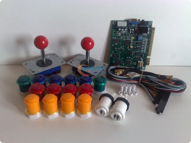 Arcade parts Bundle kits With 60 in 1 PCB, jamma harness, pushbutton, joystick, Microswitch for Arcade Machine/Game cabinet
Arcade parts Bundle kits With 60 in 1 PCB, jamma harness, pushbutton, joystick, Microswitch for Arcade Machine/Game cabinet