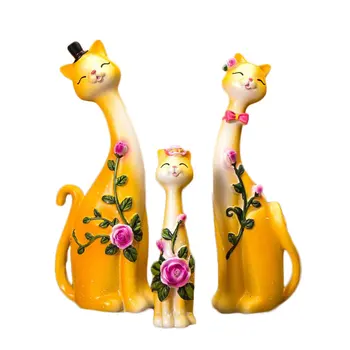 Modern Simple Happiness Family Of Three Lucky Cat Decoration Figurines Resin Animal Crafts Chinese Lucky Cat Bedroom Decorations
Modern Simple Happiness Family Of Three Lucky Cat Decoration Figurines Resin Animal Crafts Chinese Lucky Cat Bedroom Decorations