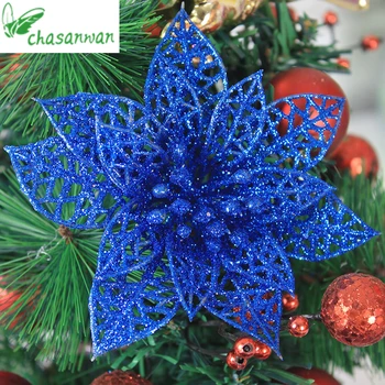 10Pcs Christmas Tree Decoration for Home Glitter Artificial Christmas Flower Noel Natal Wedding Party New Year Xmas Decoration
10Pcs Christmas Tree Decoration for Home Glitter Artificial Christmas Flower Noel Natal Wedding Party New Year Xmas Decoration