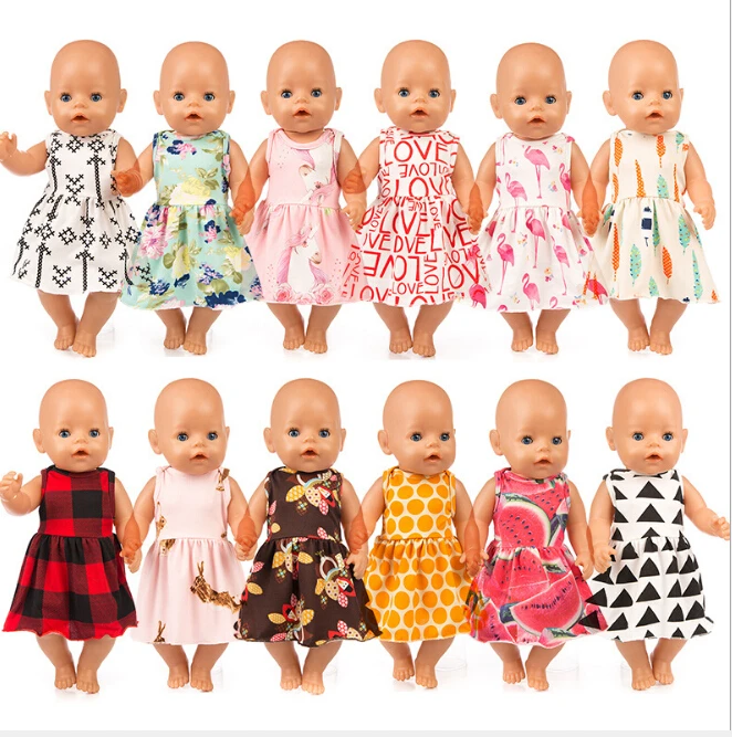 New Dress Doll ClothesFit 17inch 43cm Doll Clothes Born Baby Doll Accessories For Baby Birthday Festival Gift
New Dress Doll ClothesFit 17inch 43cm Doll Clothes Born Baby Doll Accessories For Baby Birthday Festival Gift
