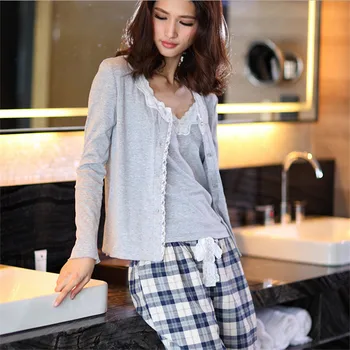 2019 New arrival top quality sweet elegant women pyjama sets pink rose pink and grey color pijamas cotton material for ladies
2019 New arrival top quality sweet elegant women pyjama sets pink rose pink and grey color pijamas cotton material for ladies