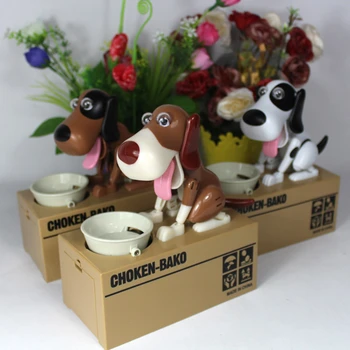 automated Greedy Puppy Hungry Robotic Dog moving electronic Stole steal coins saving money piggy bank box for kids birthday gift
automated Greedy Puppy Hungry Robotic Dog moving electronic Stole steal coins saving money piggy bank box for kids birthday gift