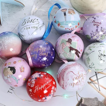 New European wedding candy box spherical wedding tinplate candy box round personality creative wedding gift box
New European wedding candy box spherical wedding tinplate candy box round personality creative wedding gift box