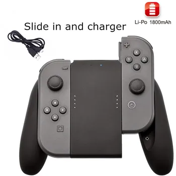 Chargeable Dock Station Li-Po 1800mAh battery Power Bank Portable Charger grip Holder for Nintendo Switch Joy-Con
Chargeable Dock Station Li-Po 1800mAh battery Power Bank Portable Charger grip Holder for Nintendo Switch Joy-Con