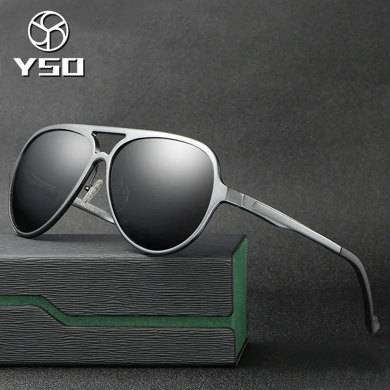 YSO Sunglasses Men Polarized UV400 Aluminium Magnesium Frame TAC Lens Sun Glasses Driving Glasses Pilot Accessory For Men 8560
YSO Sunglasses Men Polarized UV400 Aluminium Magnesium Frame TAC Lens Sun Glasses Driving Glasses Pilot Accessory For Men 8560