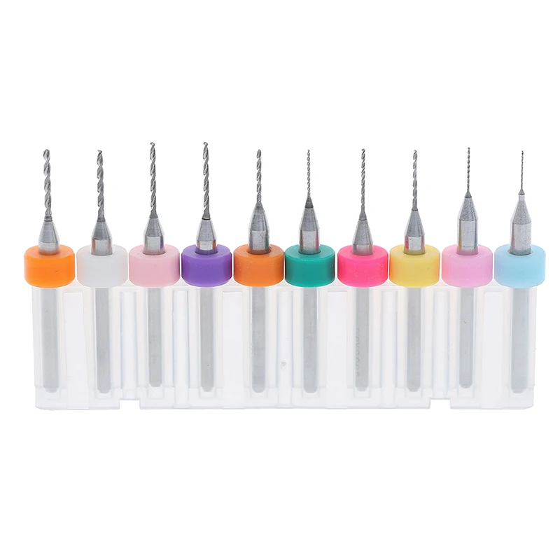 10pcs PCB Drill Bits Kit Mini Carbide Drill Bit Set For For PC Boards, Plastics, Fiberglass, Wood, Soft Metals
10pcs PCB Drill Bits Kit Mini Carbide Drill Bit Set For For PC Boards, Plastics, Fiberglass, Wood, Soft Metals