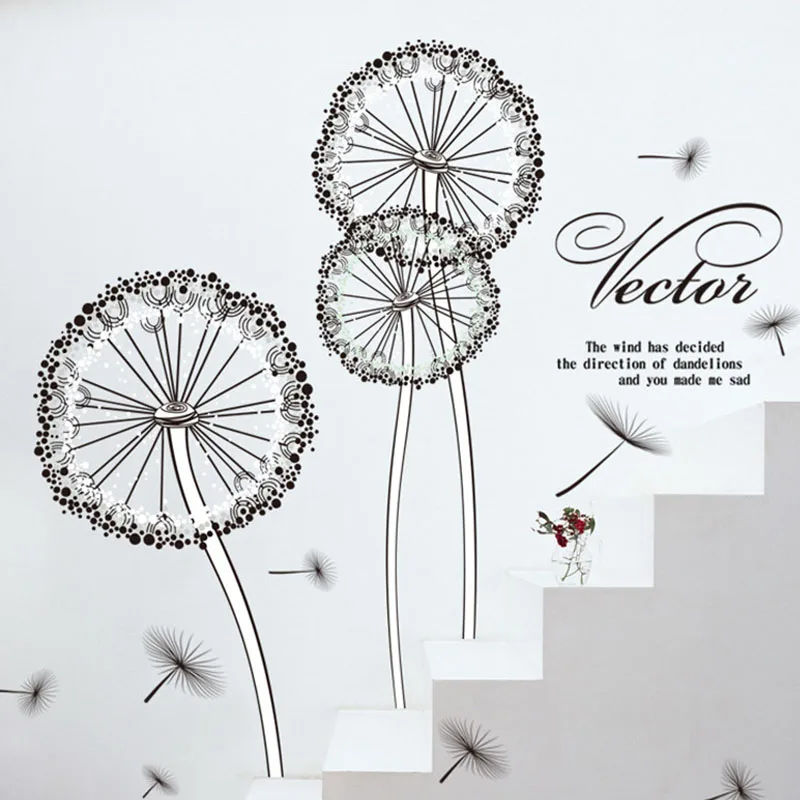 Hot Wall Sticker Home Decoration Plant the DandelionWall Sticker Easy Remove Pvc Decoration Living Room Wallpaper Wall Sticker
Hot Wall Sticker Home Decoration Plant the DandelionWall Sticker Easy Remove Pvc Decoration Living Room Wallpaper Wall Sticker