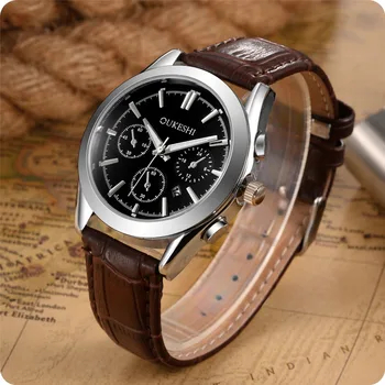 OUKESHI 2018 Watch Men Top Brand Luxury Waterproof calendar Wrist Watches Men Leather Clock Male Quartz Watch Relogio Masculino
OUKESHI 2018 Watch Men Top Brand Luxury Waterproof calendar Wrist Watches Men Leather Clock Male Quartz Watch Relogio Masculino