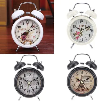 White Black Household Retro Alarm Clock Round Number Double Bell Desk Table Digital Clock Home Decor
White Black Household Retro Alarm Clock Round Number Double Bell Desk Table Digital Clock Home Decor