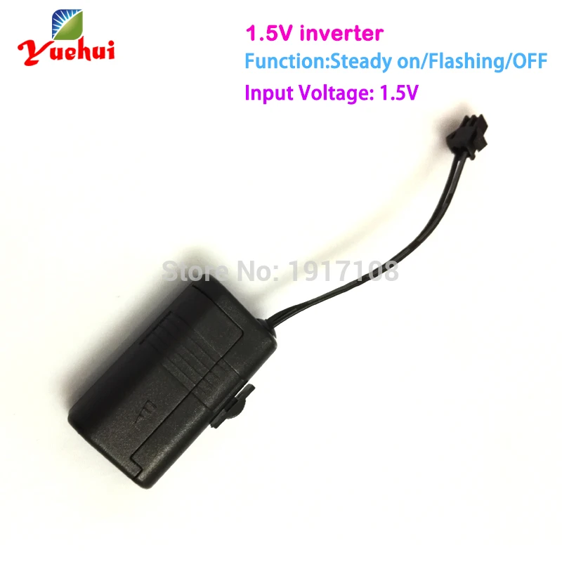 1.5V EL wire inverter/EL converter powered by AAA battery driving 1-2m EL wire or EL strip for Toys/Craft Party decoration
1.5V EL wire inverter/EL converter powered by AAA battery driving 1-2m EL wire or EL strip for Toys/Craft Party decoration