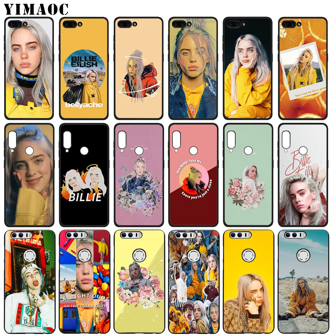 YIMAOC Billie Eilish Hot Music Soft Silicone Phone Case for Huawei Honor 20 Pro 8C 8X 8 9 9X 10 Lite 7X 7A Pro
YIMAOC Billie Eilish Hot Music Soft Silicone Phone Case for Huawei Honor 20 Pro 8C 8X 8 9 9X 10 Lite 7X 7A Pro