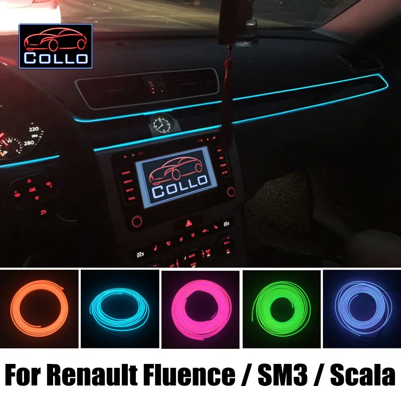 Newest DIY EL Wire For Renault Fluence / For Samsung SM3 / Scala / Car Decoration Cold Light Atmosphere Lamp / 9 Meter A Set
Newest DIY EL Wire For Renault Fluence / For Samsung SM3 / Scala / Car Decoration Cold Light Atmosphere Lamp / 9 Meter A Set