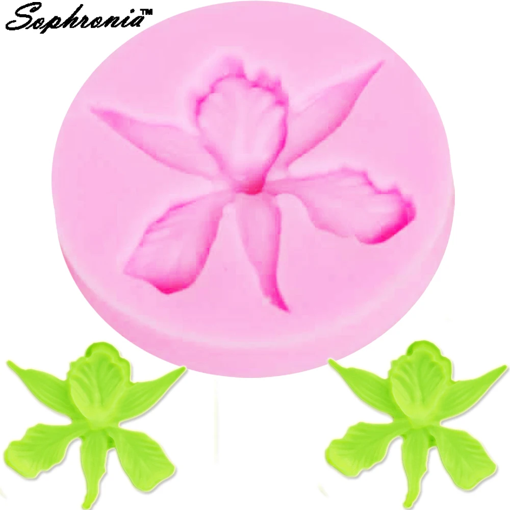 F1057 DIY Food-grade Silicone Mold 3D Orchid flower Shape Embossing Fondant Cake Decorating Tools Moulds Sugar,6.3*6.31.1CM
F1057 DIY Food-grade Silicone Mold 3D Orchid flower Shape Embossing Fondant Cake Decorating Tools Moulds Sugar,6.3*6.31.1CM