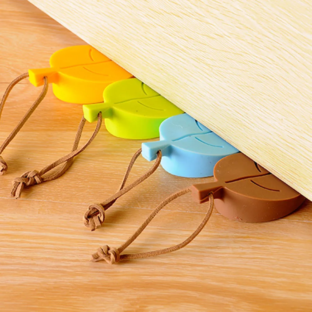 Creative leaves Silicone Door Stop Child Security Novelty Solid Color Rubber Doorstops Wedge Three-dimensional Protection
Creative leaves Silicone Door Stop Child Security Novelty Solid Color Rubber Doorstops Wedge Three-dimensional Protection