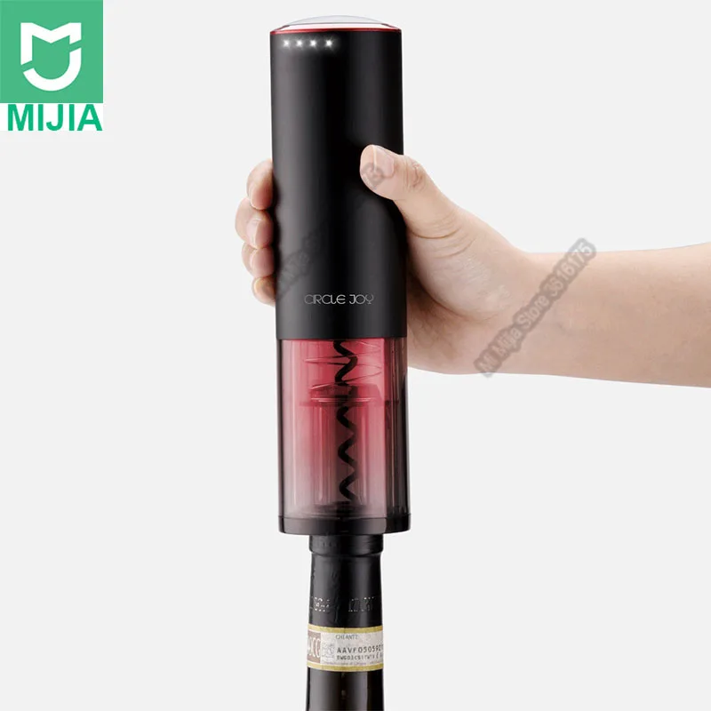 XIAOMI Circle Joy Wine Opener USB Charging Automatic Electric Bottle Opener Kitchen Opening Tool for Party Bar for Smart Home
XIAOMI Circle Joy Wine Opener USB Charging Automatic Electric Bottle Opener Kitchen Opening Tool for Party Bar for Smart Home