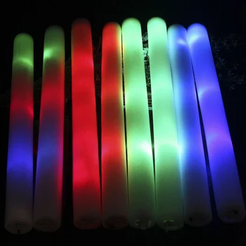 20 pcs/lot LED Foam Stick Colorful Flashing Batons 48cm Red Green Blue Light-Up Stick Festival Party Decoration Concert Prop Bar
20 pcs/lot LED Foam Stick Colorful Flashing Batons 48cm Red Green Blue Light-Up Stick Festival Party Decoration Concert Prop Bar
