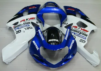 Fairing for SUZUKI GSXR600 GSXR750 K1 01 02 03 GSXR600 750 01-03 GSX-R600 750 Blue White2001-2003 body kit
Fairing for SUZUKI GSXR600 GSXR750 K1 01 02 03 GSXR600 750 01-03 GSX-R600 750 Blue White2001-2003 body kit