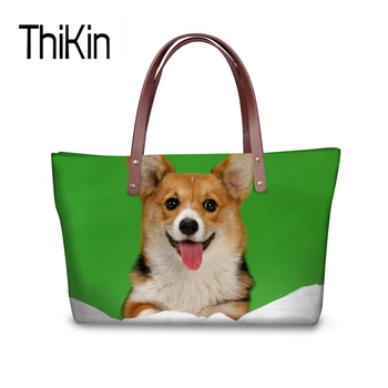 THIKIN Women Tote Handbags Fashion Shoulder Bag 3D Pembroke Welsh Corgi Ladies Gilrs Handbags Beach Large Capacity Totes New
THIKIN Women Tote Handbags Fashion Shoulder Bag 3D Pembroke Welsh Corgi Ladies Gilrs Handbags Beach Large Capacity Totes New