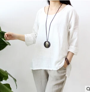 YoYiKamomo 2017 New Women Shirt original design simple retro style loose cotton linen solid shirt women shirt
YoYiKamomo 2017 New Women Shirt original design simple retro style loose cotton linen solid shirt women shirt
