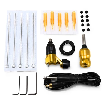 Complete Tattoo Kit Professional Powerful Motor Permanent Makeup With 5 Needle + 3 Wrench + 10 Rubber Band + 10 Shockproof Ring
Complete Tattoo Kit Professional Powerful Motor Permanent Makeup With 5 Needle + 3 Wrench + 10 Rubber Band + 10 Shockproof Ring